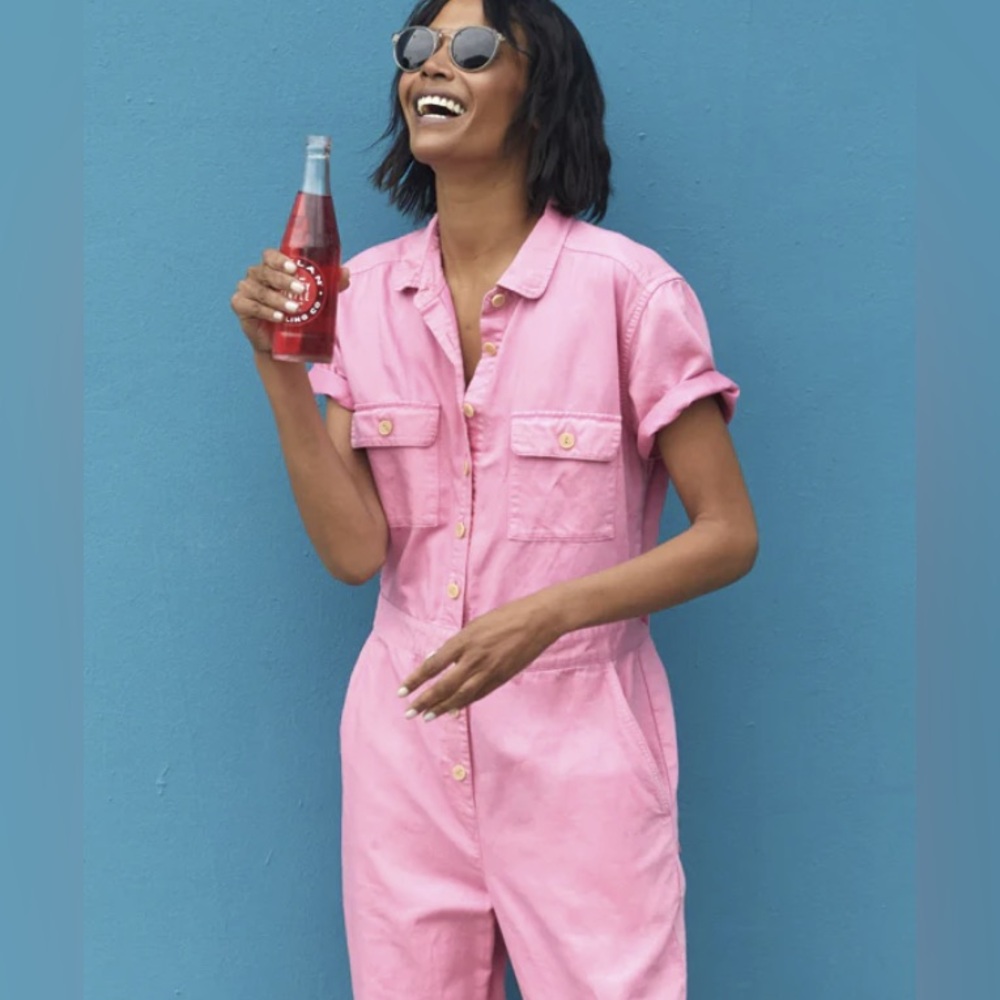 Outerknown Pink Jumpsuit